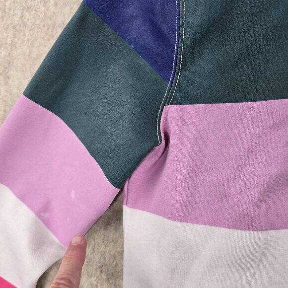 Abercrombie & Fitch Striped Crewneck Sweatshirt S - Picture 4 of 6